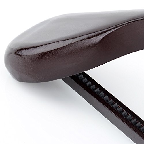 HANGERWORLD 10 Grucce 45cm in Legno Laccato Mogano...