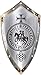 antiquegifts2019 Armatura Marto di Spagna Cavalieri Templari Scudo Medievale da Battaglia
