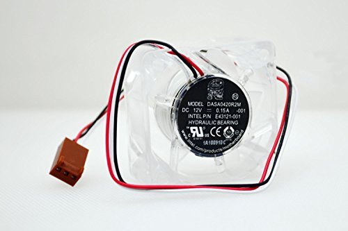 Amazon | PartsCollection 4020 透明ブルーLED DC 12V 40mm 4CM VGA