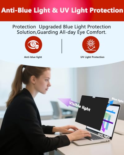 Image of Magnetic Privacy Screen Protector for MacBook Neo 13 Inch (2026, A18 Pro) | Removable Matte Laptop Privacy Filter Shield with MacBook Neo 13 Inch, Anti Blue Light and Glare