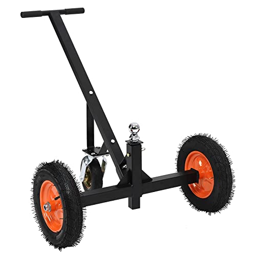 Adjustable Trailer Dolly With 1000Lbs Load Capacity, Durable Carbon Steel Trailer Mover With 15.7''-23.6'' Adjustable Height, Ideal Option To Move Boat Trailers/Utility/Cargo Trailers And Rv Trailer #TOP17