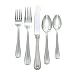 Lenox Vintage Jewel Frosted 5-Piece Stainless Steel Flatware Place Setting, Service for 1, Silver - 6054167