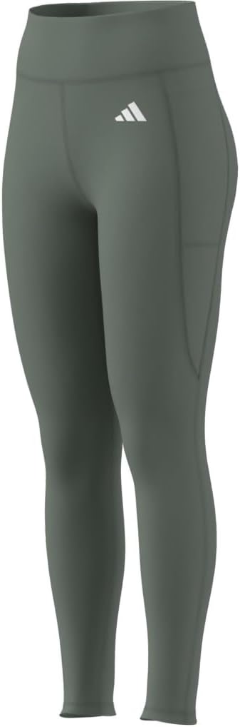 Adidas Womens Optime Essentials Stash Pocket Full-Length Training Leggings - Image 6