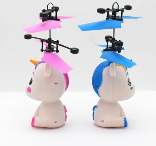 Brinquedo Unicórnio Sensor Voador estilo Helicóptero