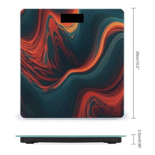 Báscula digital Flowing Wave con vidrio templado miniatura 2