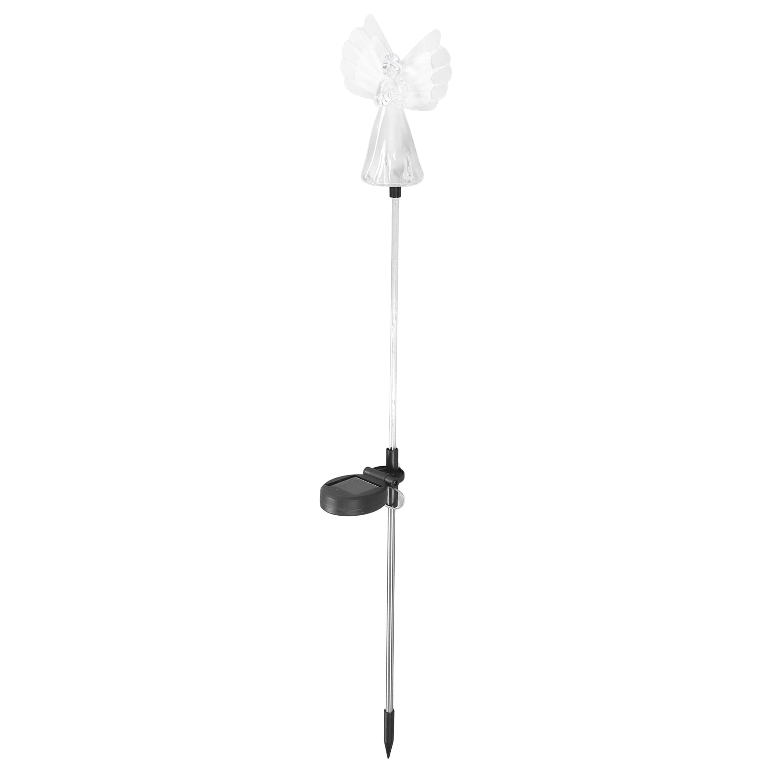 LED-Solar-Spike-Lichter, 70cm Dekorative Engel Lampe im Freien wasserdicht Landschaft Ornamente Beleuchtung für Rasen, Weg, Terrasse, Hof