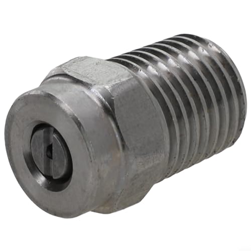 Yhenlovtt - Yhenlovtt Buse de lave-glace en acier inoxydable 1 pression 4 Plus 0° 15° pouces 40° nettoyage par pulvérisation 6000 psi 12 mm de haut pour embouts de pression de vidange 25° jet d'égout compatible