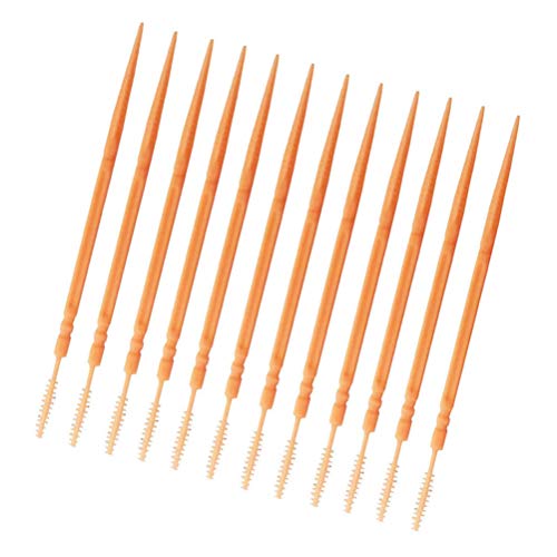 Palitos de limpeza Healifty Palitos de dentes 200 peças (Laranja)