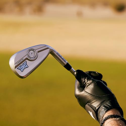 PXG Golf Mens Players Glove Right Handed Golfer Left Handed Glove Cabretta Leather Medium Black