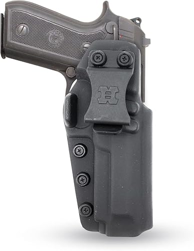 Kydex IWB Holster for Beretta/Taurus 92, Reinforced Clip