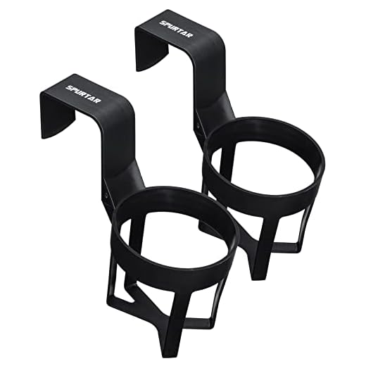 King Company 2 Soportes Negros para Botellas de Coche, para Interior de camión, Ventana y salpicadero