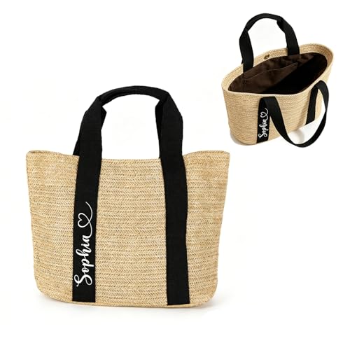 Bolso tote de paja personalizado CFuniq