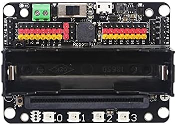 Micro: Bit Expansion Board Robotbit V2.0 Supports Makecode Offline Programming Micro:Bit Extension Board Robotbit - (Color: Black)