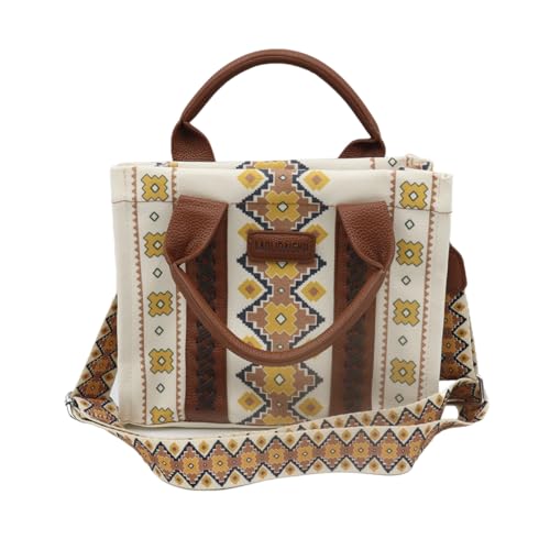Sac fourre-tout en toile bohème idéal pour vos journées de plage