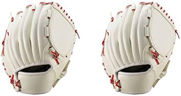Amazon Zett ゼット 野球 ソフトボール 記念グラブ 寄せ書き 2個セット ホワイト レッド g1 1164 Lh 2set ノーブランド品 グラブ ミット