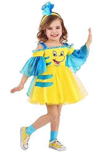 Disney Flounder Costume Dress Toddlers 4T