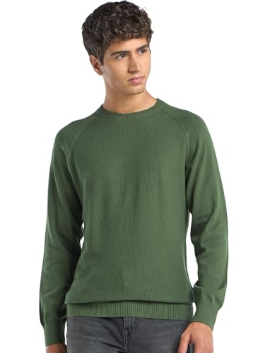 Pull en coton pour homme coupe confortable manches raglan