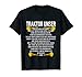 Traktor Unser Spruch Landwirtschaft Trecker Biobauer T-Shirt