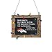 Denver Broncos Resin Chalkboard Sign Ornament
