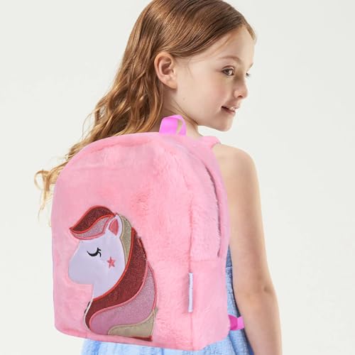 Amazon Basics Kids Character Fur Bag | Plush Soft Fur | Adjustable Shoulder Straps | Ideal for School, Picnic, Play (Faux Fur) Amazon Basics Kids Character Fur Bag | Plush Soft Fur | Adjustable Shoulder Straps | Ideal for School, Picnic, Play (Faux Fur)