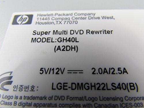 Hp Dvd±Rw Dual Layer Lightscribe Sata Optical Drive 581600-001 575781-500 Gh40L #TOP5