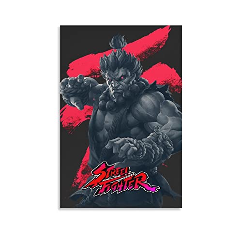 Tekken 7 Hero Poster décoratif sur toile pour salon, chambre à coucher, impression sur toile et décoration murale moderne pour chambre à coucher, 30 x 45 cm