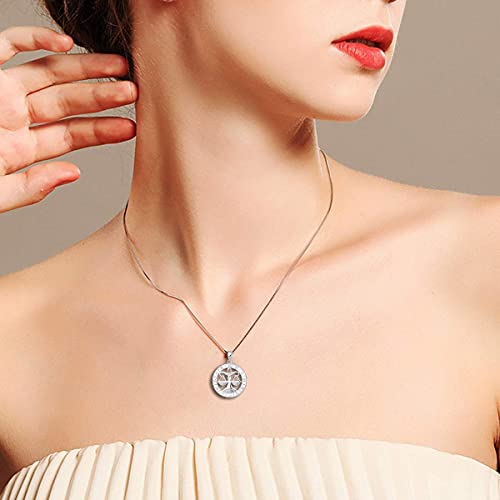 Collar de Plata 925 Libra Zodíaco para Mujeres y Niñas