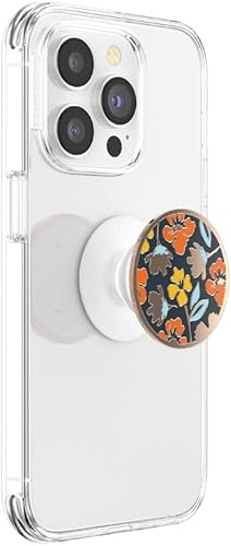 Miniatura 2 de POPSOCKETS Agarre para teléfono con soporte expandible, PopSockets para teléfono, esmalte pétalos frenesí