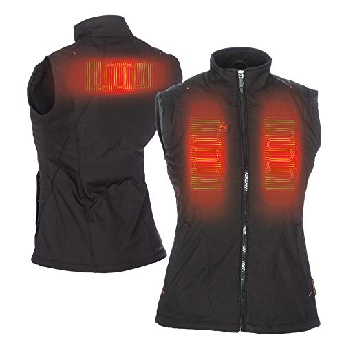 Mobile Warming Women's Dual Power Heated 12.V Vest (Black, Small) #TOP30