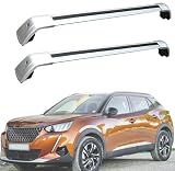 DPBXQ (1 par) Baca de Coche Coche Barras de Techo para Peugeot 2008 SUV 2020 2021 2022+ Aluminio,O