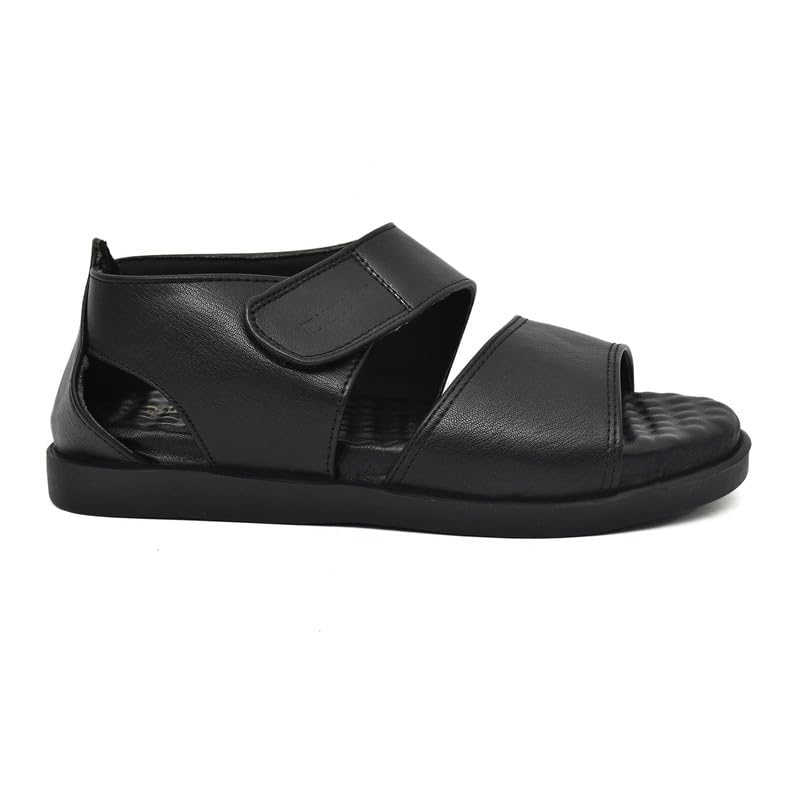 Image of HEALTH FIT Orthopedic & Diabetic Sandal Breathable & Adjustable Strap Sandals Dr Sandals Soft Sole Ultra-Lightweight Sandal for Men's 2021