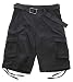 Access Men's Washed Cargo Shorts with Belt