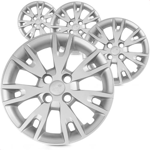 Kit 4 Calotas Logan Sandero 2020 Aro 15 Prata Aro De Pressão Grid