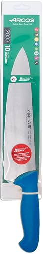 Miniatura 6 de Arcos Cuchillo de chef de acero inoxidable de 10 pulgadas. Cuchillo de cocina profesional multiusos para cortar y limpiar verduras. Mango ergonómico