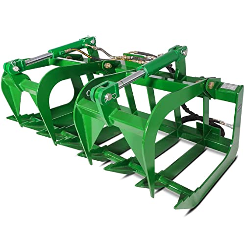 Titan Attachments Root Grapple Bucket 60" Fits John Deere Tractor Loaders #TOP2