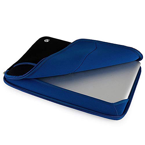 Pour homme Sac pour ordinateur portable tablette Sleeve Case Sac à bandoulière pour Dell Inspiron 13/Chromebook/Alienware/XPS 13/Chromebook 13/XPS 12/Inspiron 13 7000/Alienware 13 Black/Blue Trim