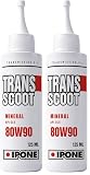 IPONE – Huile de Transmission Scooter – Transcoot – 125 ml – Limite les frottements – Longévité de la Transmission - Prêt à l’emploi (Lot de 2)