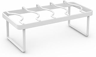 Freestanding Metal Dish Drying Rack | Metal construction, freestanding kitchen use, counter organization, dish drying, bowl drying, modern minimalist design