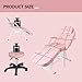 LUXMARS Facial Chair,73″ Tattoo Chair for Client,3-Section Adjustable Massage Table with Stool,Multipurpose Beauty Beds Salon Equipment for Esthetician,Tattooshop,Spa (Pink)