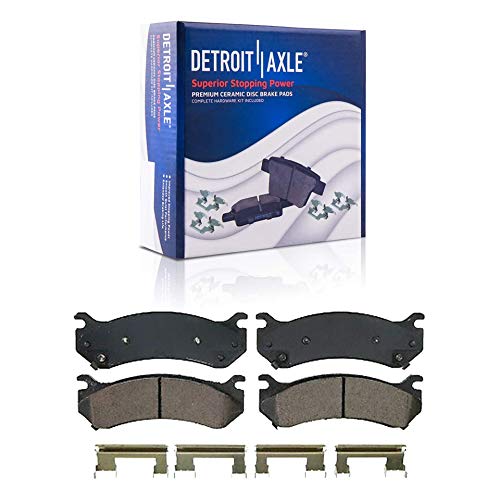 Image of Detroit Axle - Brake Kit for 2003-2006 Chevrolet Silverado 1500 GMC Sierra 1500, 2004 2005 Front Rear Disc Brake Calipers Brake Pads Replacement