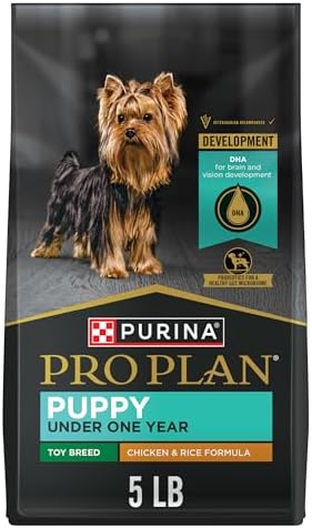 Purina Pro Plan High Protein Toy Breed Puppy Food DHA Chicken and...