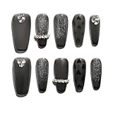 【Contenu du coffret】Comprend : 10 faux ongles faits main, 24 languettes adhésives, 1 mini lime à ongles, 1 bâtonnet en bois pour cuticules. ※ Pour une meilleure tenue et réutilisation, nous recommandons la colle gelée de Sun&Beam Nails.