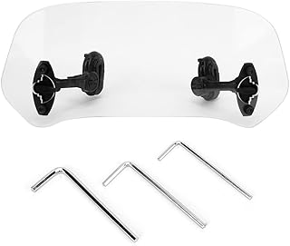 Verlängerung Heben Sie die Windschutzscheibe, Motorrad Windschutzscheibe Verlängerung Erhöhen Sie die Windschutzscheibe Ei...