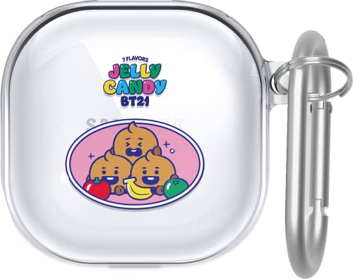 �yelago�z Galaxy Buds2 Pro/Buds 2 / Buds Pro/Buds Live �Ή� �P�[�X �N���A BT21 ���� �O�b�Y �N���A�P�[�X �J���r�i �t�� �A�N�Z�T���[ [ �M�����N�V�[�o�b�Y 2 �v�� / �M�����N�V�[�o�b�Y2 
