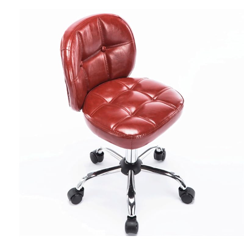 Chaise de bureau pivotante sans accoudoirs et siège d'ordinateur réglable