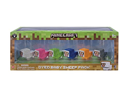 Minecraft 16614 Dyed Baby Sheep Pack, Multi-Colour