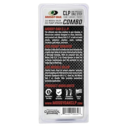 CLENZOIL MOSSY OAK CLP Gun Cleaning Oil | All-in-One Cleaner, Lubricant & Protectant | One-Step Gun Oil