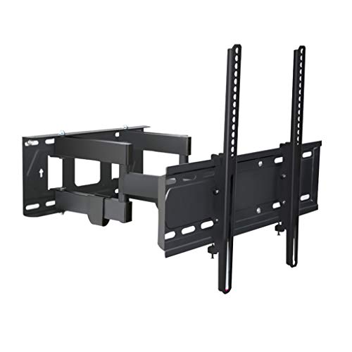 Support TV pivotant et inclinable de 32 à 65 pouces pour fixation murale robuste