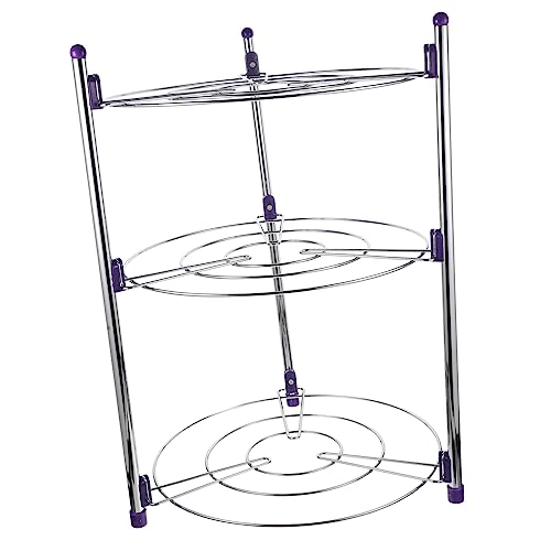 FUNOMOCYA Convenient Pot Organizer Rack for Kitchen Multi Household Pan Storage Lightweight Practical Kitchen Accessory for Daily Use