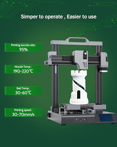 Image of DURAMIC 3D PLA+ Printer Filament 1.75mm PLA Plus Neatly 2Kg Spools | 3D Printing Filament 1.75mm Dimensional Accuracy + /- 0.02 mm, Fit Most FDM 3D Printers 2Pack Glow Green